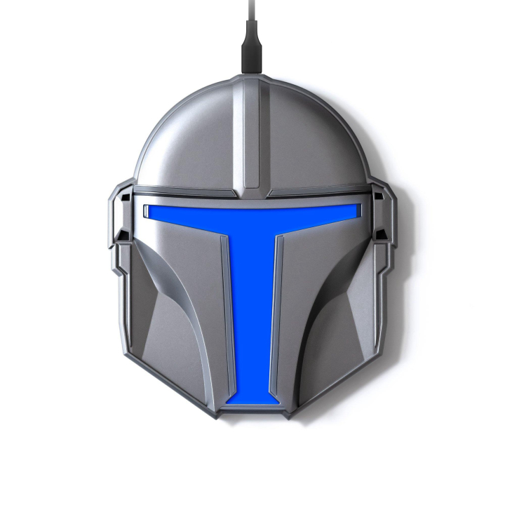Star Wars The Mandalorian Light Up Wireless Charging Pad GameStop Exclusive