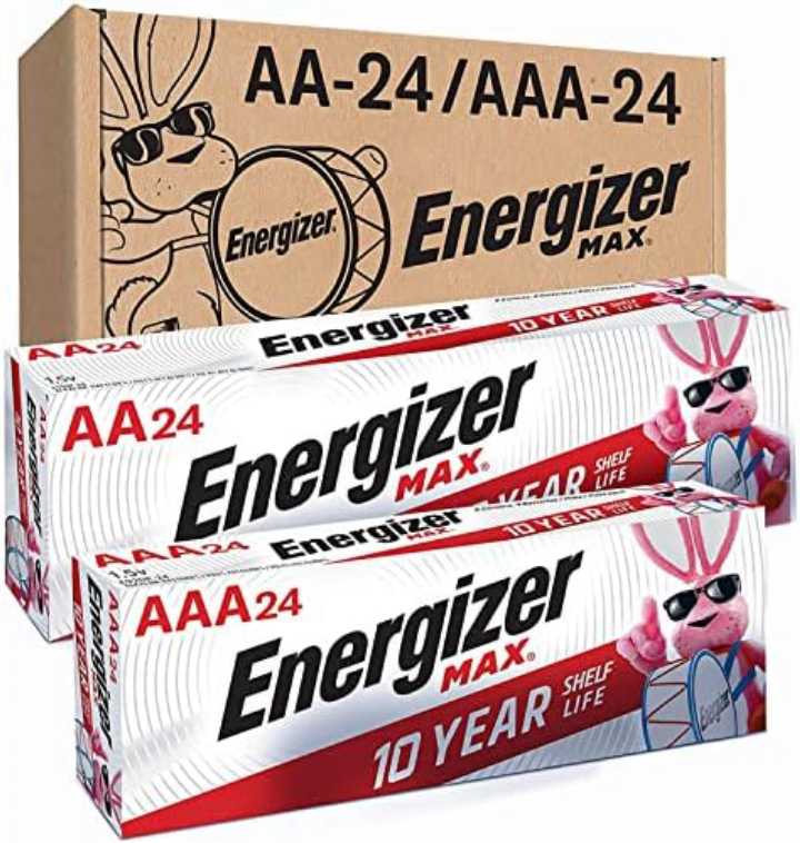 Energizer AA and AAA Batteries 48-Count Combo Pack