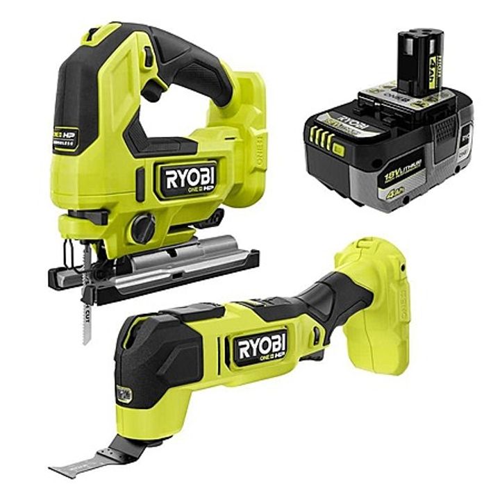 RYOBI ONE+ HP 18V Brushless Cordless Multi-Tool Kit w/ 4Ah HP Battery & Charger