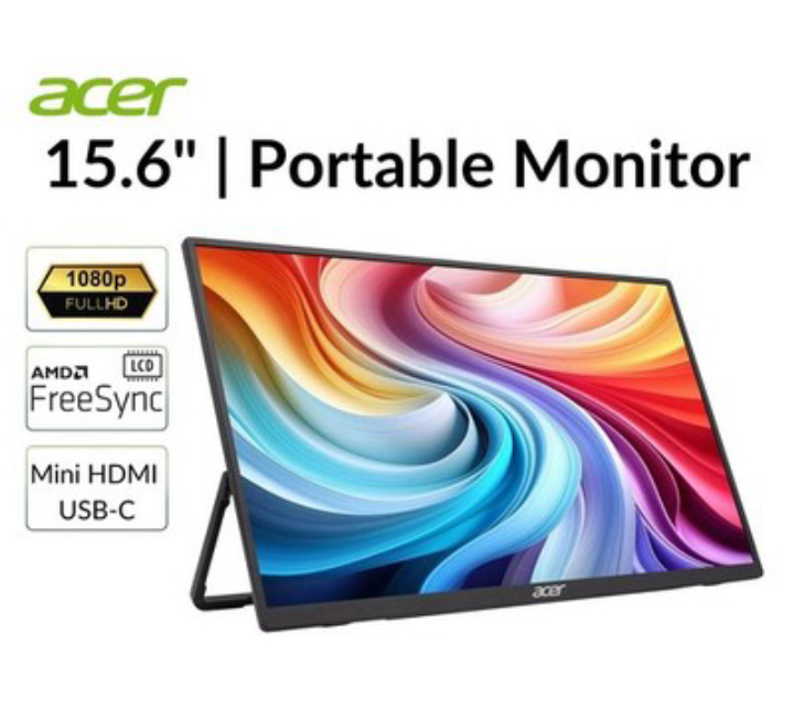 Acer Portable Monitor 15.6" Full HD IPS 1080p  PM161Q - (Used - Very Good Condition)