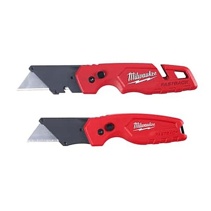 2-Pack Milwaukee Fastback Compact Folding Utility Knife Set