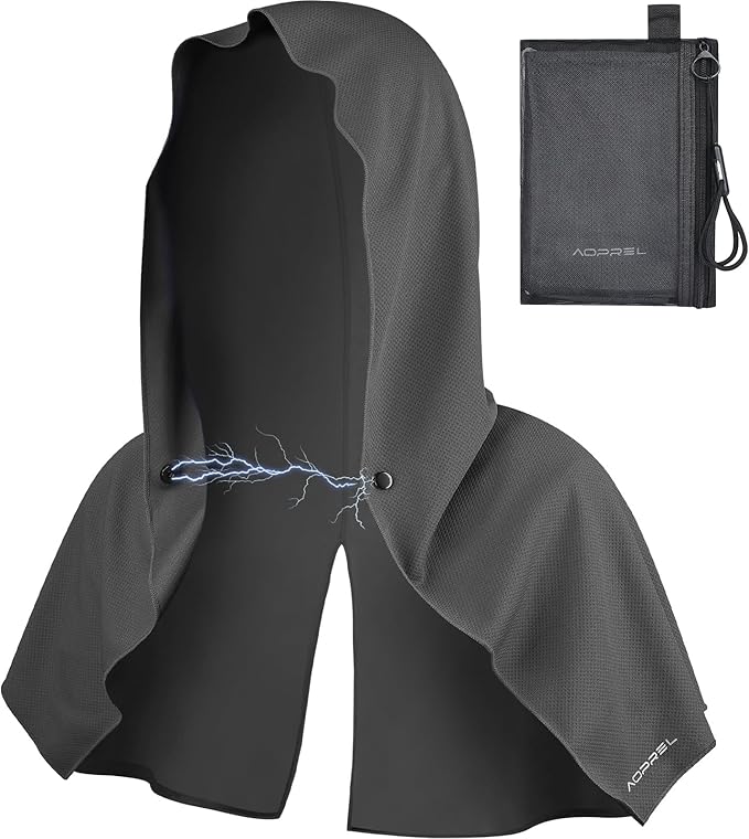 AOPREL Cooling Hoodie Towel Magnetic Lock Towels