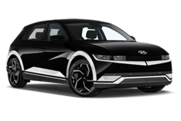 Hyundai Ionic 5 electric vehicle available as complimentary rental through Project Aloha in Hawaii